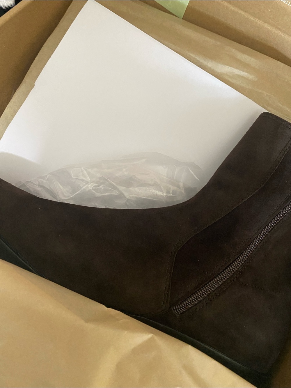 NWT MADEWELL The Idris Ankle Boot in Suede size women’s 8 1/2 - Picture 7 of 9